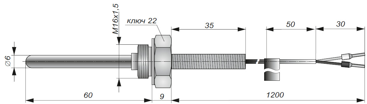 ДТХА-01(Lкаб=1,2м)