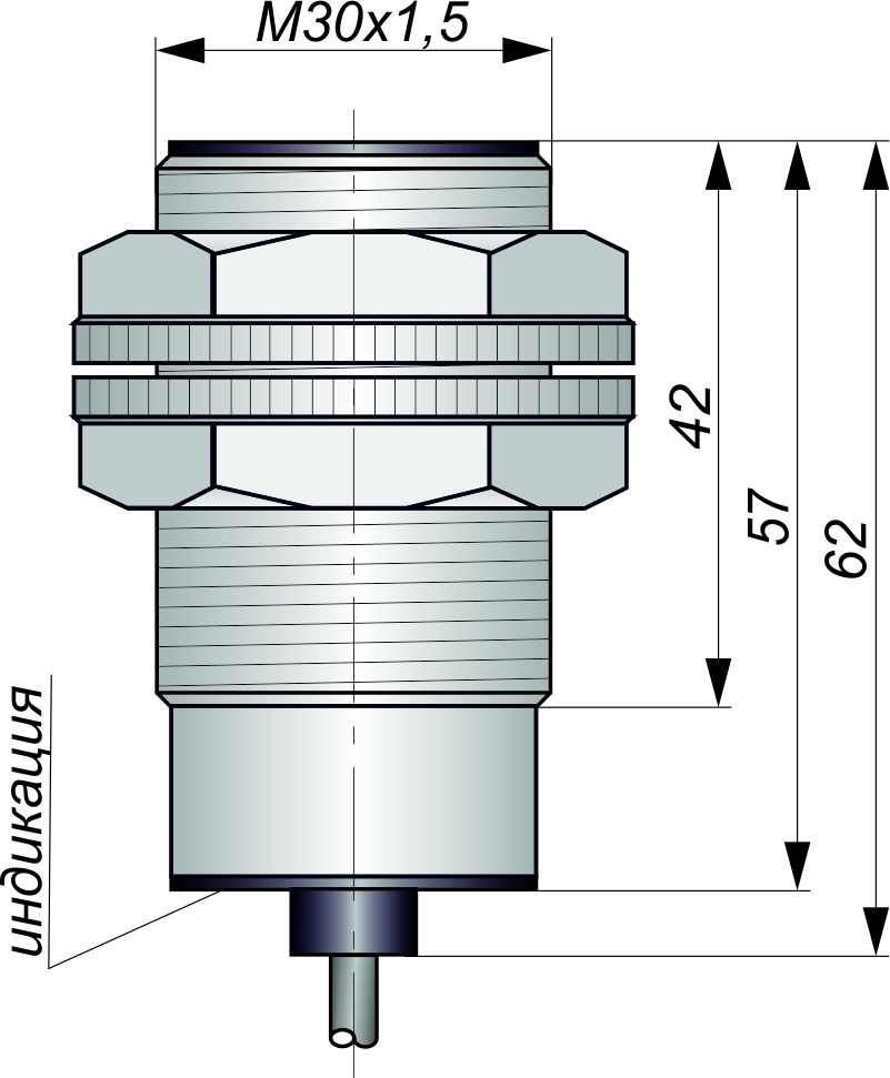 И25(гайки GP-M30x1,5)